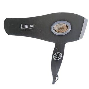 NWOT ISO Professional Gold Collection Limited Edition LCD Digital Hair Dryer
